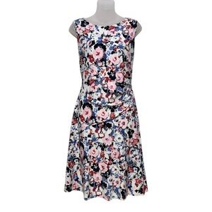 NWT Lauren Ralph Lauren Floral Sleeveless Jersey Dress